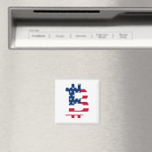 US-Flagge Bitcoin-Bitcoin-Cryptowährung-Blockchain Magnet (In Situ (Geschirrspüler))