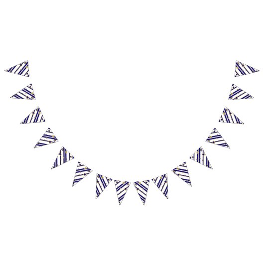 US Flagge - Blaugoldweißes Muster 1 (Alle)