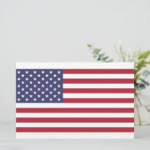 US FLAGGE BRIEFPAPIER (Stehend Vorderseite)
