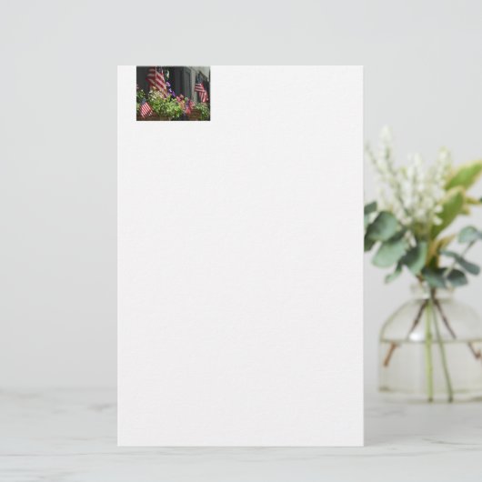 US Flagge Briefpapier (Stehend Vorderseite)