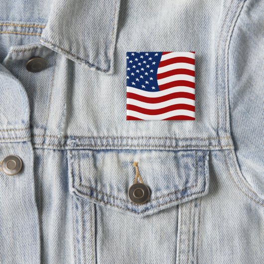 US-Flagge Button (Beispiel)