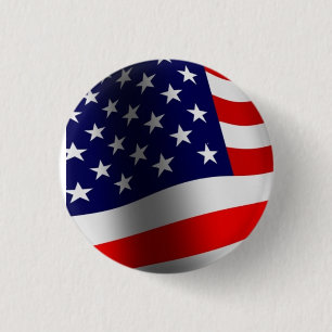 US Flagge Button
