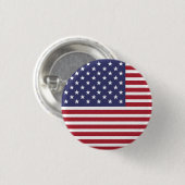 US Flagge Button (Vorne & Hinten)
