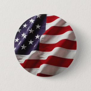 US-Flagge - Button- Button
