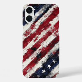 US Flagge iPhone 16 Plus Hülle