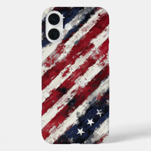 US Flagge iPhone 16 Plus Hülle