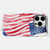 US-Flagge Case-Mate iPhone Hülle (Rückseite (Horizontal))