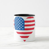 US-Flagge Combo-Kaffee-Tasse Tasse (Zentrum)