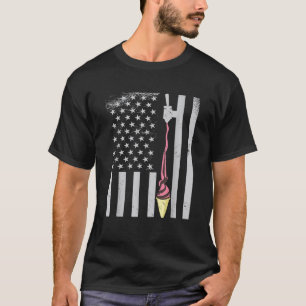 US-Flagge Coole Sommerreise Sonne I brauche Eiscre T-Shirt