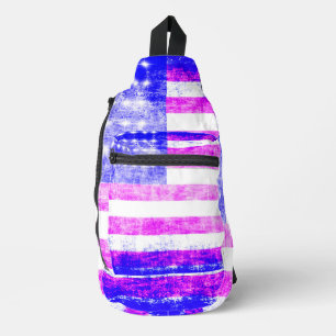 US-Flagge Crossbody Bag