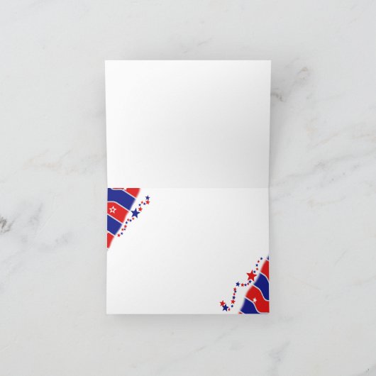 US Flagge DANKE (Innenseite)