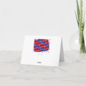 US Flagge DANKE (Rückseite)