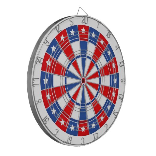 US Flagge Dartscheibe (Vorderseite Links)