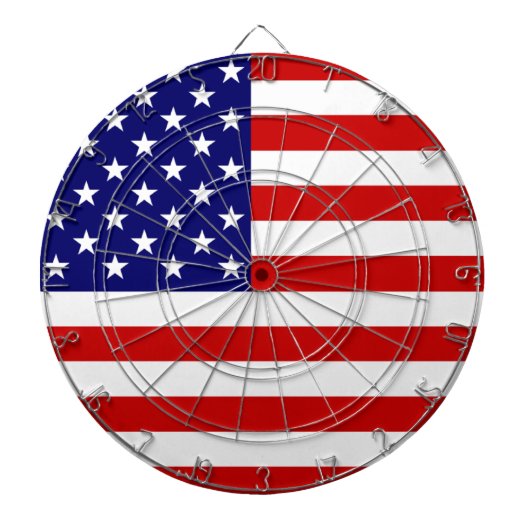 US-Flagge Dartscheibe (vorne)