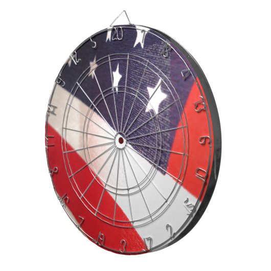 US Flagge Dartscheibe (Vorderseite rechts)