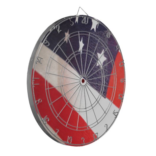 US Flagge Dartscheibe (Vorderseite Links)