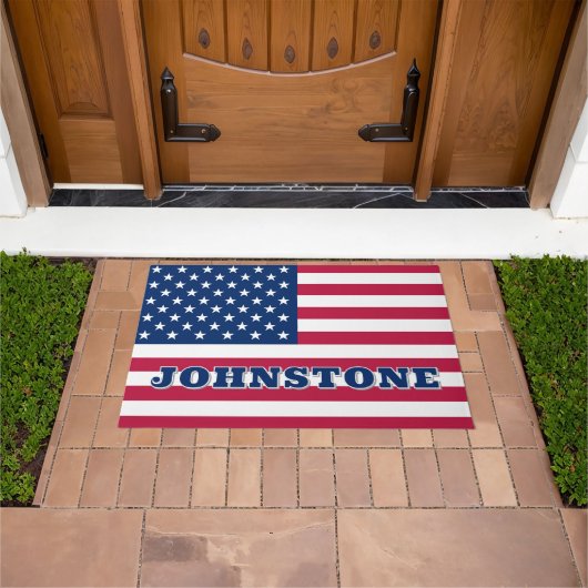 US Flagge der amerikanischen Flagge Fußmatte (Außenbereich)