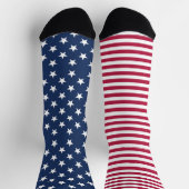 US Flagge der amerikanischen Flagge Patriotic USA Socken (Oben)