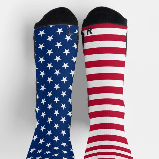 US Flagge der amerikanischen Flagge Patriotic USA  Socken (Oben)