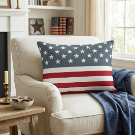 US Flagge der amerikanischen Flagge - Patriotik Dekokissen