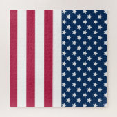 US Flagge der amerikanischen Flagge Puzzle (Horizontal)