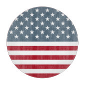 US Flagge der amerikanischen Flagge Schneidebrett (Vorderseite)
