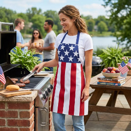 US Flagge der amerikanischen Flagge Schürze
