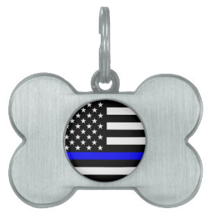 US-Flagge der Blauen Linie Tiermarke