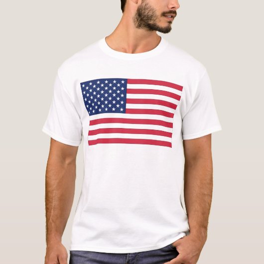 US Flagge der Staaten T-Shirt (Vorderseite)