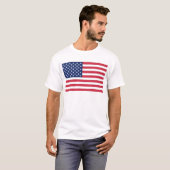 US Flagge der Staaten T-Shirt (Vorne ganz)