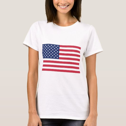 US Flagge der Staaten T-Shirt (Vorderseite)