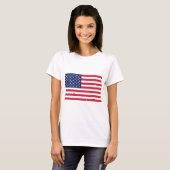 US Flagge der Staaten T-Shirt (Vorne ganz)