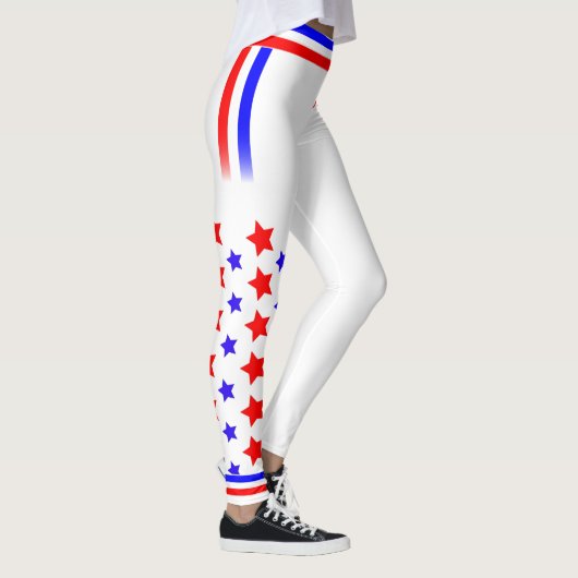 US FLAGGE der USA (Kruste) Leggings (Rechts)