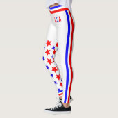 US FLAGGE der USA (Kruste) Leggings (Links)