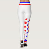 US FLAGGE der USA (Kruste) Leggings (Rückseite)