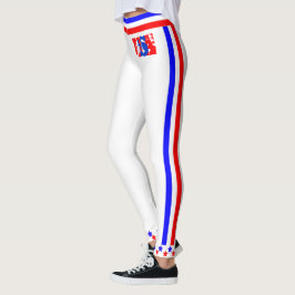 US FLAGGE der USA (Kruste) Leggings