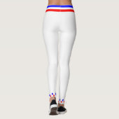 US FLAGGE der USA (Kruste) Leggings (Rückseite)