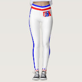 US FLAGGE der USA (Kruste) Leggings (Vorderseite)