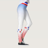 US FLAGGE der USA (Kruste) Leggings (Rechts)