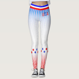 US FLAGGE der USA (Kruste) Leggings