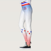 US FLAGGE der USA (Kruste) Leggings (Links)