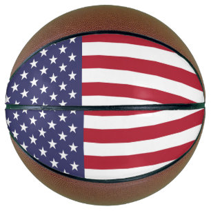 US-Flagge der Vereinigten Staaten von Staaten Basketball