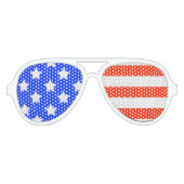 US Flagge Design Party Brillen (Vorderseite)
