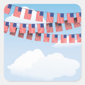 US Flagge, die Aufkleber für die Jagd anlegen (Vorderseite)