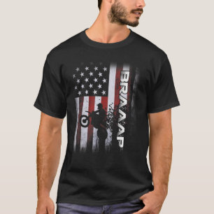 US-Flagge Dirt Bike Motorrad Moto Braap  Moto T-Shirt