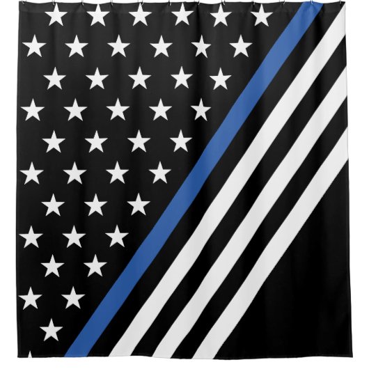 US Flagge Duschvorhang (Vorderseite)