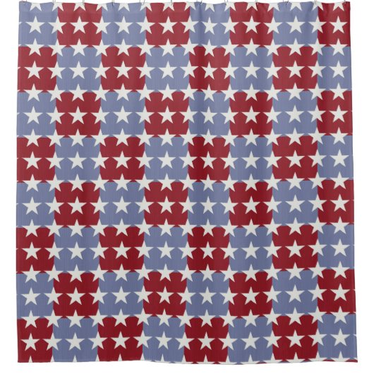 US Flagge Duschvorhang (Vorderseite)