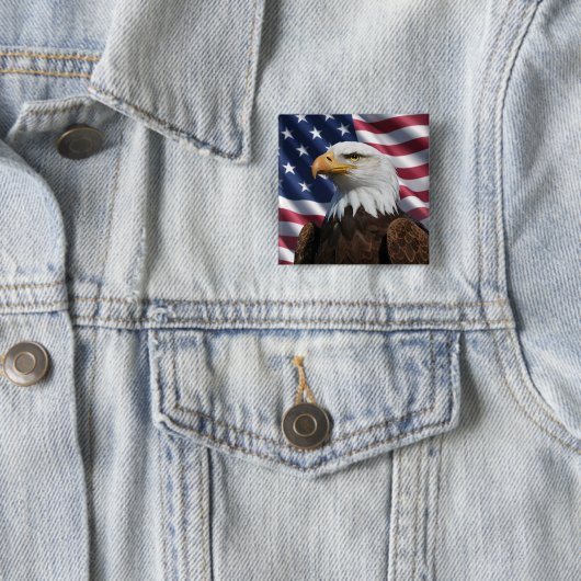 US Flagge Eagle Button (Beispiel)