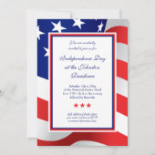 US Flagge - Einladungen zu amerikanischen Flaggen (Vorderseite)