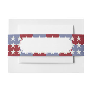 US Flagge Einladungsbanderole